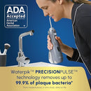 Waterpik Cordless Advanced 2.0 Water Flosser For Teeth, Gums, Braces, Dental Care With Travel Bag and 4 Tips, ADA Accepted, Rechargeable, Portable, and Waterproof, Gray WP-587, Packaging May Vary Infinity Warehouse