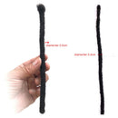 JISHENG Loc Extensions Human Hair Dreadlock 10inch Full Handmade Permanent Loc-Dreadlocks Extensions 30 Strands 0.8cm Width JISHENG