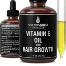 Vitamin E Oil For Hair Growth. Vegan, Unscented, Liquid Hair Grade Serum For Women and Men. No Alcohol. Great for Hair Thickening, Hair Regrowth, Scalp, and Skin. Stop Hair Loss and Hair Thinning 1oz Hair Thickness Maximizer