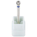 Premium PANA 3/32" Cuticle Clean Nail Carbide Bit for Professional, Nail Salon, Nail Trimmer, Under Nail Cleaner, Electric Drill Machine, Manicure Tools (Silver-Small Ball Head, Medium) PANA