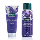 Relaxation Body Wash & Bubble Bath Duo with Lavender Essential Oil Kneipp