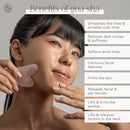 Mount Lai Rose Quartz Gua Sha Facial Tool – The Stone of Graceful Radiance – 100% Genuine Rose Quartz Stone Face Sculpting Tool for Lymphatic Drainage, Puffiness Reduction & Graceful Beauty Infinity Warehouse