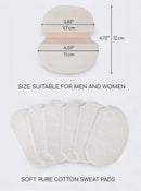 Underarm Sweat Pads [24pcs/12pairs] Keep Your Armpits Fresh, Guard your Shirt Stop Sweat Spots or Stains Fight Excessive Sweating with Disposable Individually Packed Pairs Cotton Pads. GoodMind Creations