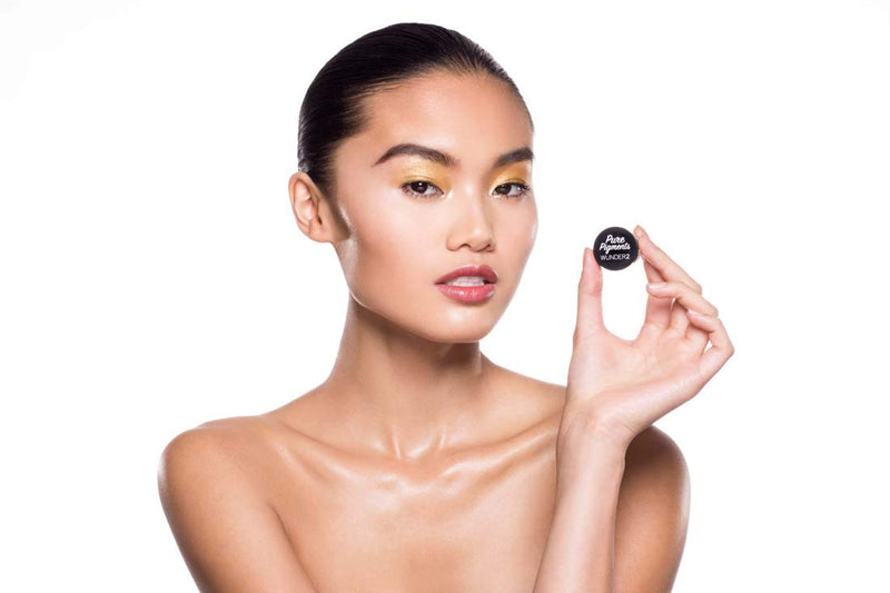 WUNDER2 Pure Pigments Ultra-Fine Loose Color Powders for Eye Makeup, Sunkissed Gold, 0.04 Ounce Wunder2