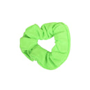 Set of 2 Solid Scrunchies (Neon Green) Motique Accessories