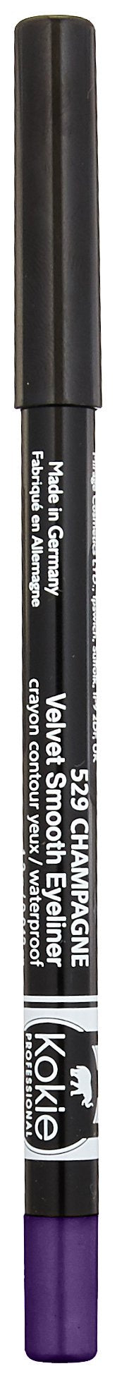 Kokie Cosmetics Waterproof Velvet Smooth Eyeliner Pencil, Eggplant, 0.042 Ounce Kokie