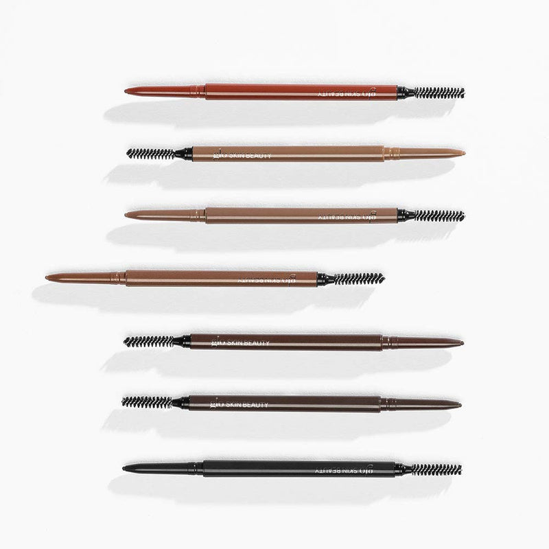 Glo Skin Beauty Precise Micro Browliner in Ash - Fine Tip Precision Eyebrow Pencil - 6 Shades, Mineral Eye Brow Filler Glo Skin Beauty