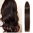 100% Remy Tape In Hair Extensions Real Human Hair Natural Seamless Skin Weft Invisible Hair Extensions Double Side Tape Hightlight Balayage Long Silk Straight(14'',40g/20pcs,