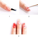 Tinsow 3pcs Professional Nail Art Brush Set Liner Pens Striping Brushes for Short Strokes, Details, Blending, Elongated Lines etc Tinsow
