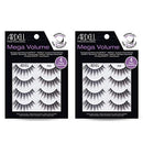 Ardell False Eyelashes Mega Volume 253, 2 packs (4 pairs per pack) Ardell