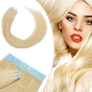 22 Inch Tape in Hair Extensions Human Hair 40pcs 100g