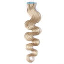 24 Inch Tape in Human Hair Extensions Wavy Thin Hair 100g 40pcs/pack Seamless Skin Weft Glue in Body Wave Human Hairpieces