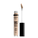 NYX PROFESSIONAL MAKEUP Can't Stop Won't Stop Contour Concealer, 24h Full Coverage Matte Finish - Alabaster NYX PROFESSIONAL MAKEUP