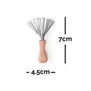 ZEUS Brush Cleaning Rake - Best Hair Removal Tool for Everyday Brush Cleaning and Maintenance! ZEUS