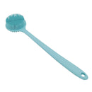DNC Soft Silicone Back Scrubber Shower Bath Body Brush with Long Handle, BPA-Free, Hypoallergenic, Eco-Friendly (Blue) DNC Store