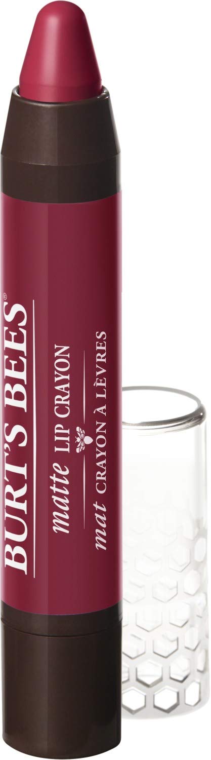 Burt's Bees 100% Natural Origin Moisturizing Matte Lip - 1 Crayon, Napa Vineyard, 0.11 Oz Burt's Bees