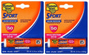 Banana Boat Sport SPF 50 Sunscreen Lip Balm (2 Pack) Banana Boat
