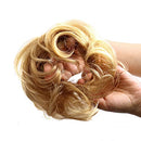 Bella Hair Messy Bun Scrunchie Human Hair Piece, Elastic Chignon Extension for Women Instant Hair Up-do (