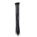 20 Inch Handmade Dreadlocks Braids Extensions Faux Locs Crochet Hair 30 strands Dreads Hair Reggae Hip-Pop Hair for Men and Women Black Hairro