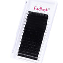 Classic Lash Extensions Mix 8-16mm 16Rows 0.15 C Curl Silk Eyelash Extensions Black Single Individual Eyelash Extensions Professional (16 Rows 0.15 C Mix 8-16mm) FADLASH Store