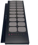 GELMATE Semicured Gel Nail Strips UV/LED Lamp Required 20 Real Gel Nail Polish Wraps Mr Grey GelMate