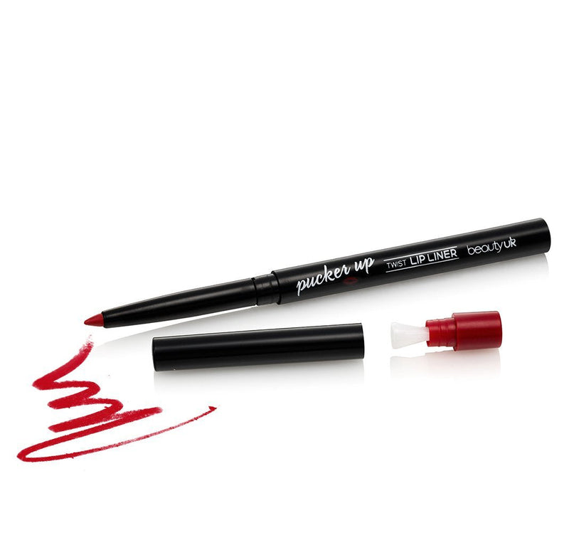 Beauty UK Pucker Up Twist Liner - no.8 Code Red Beauty UK