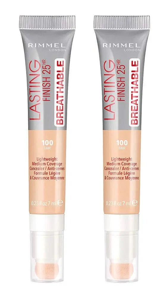 Rimmel Lasting Finish Breathable Concealer, Fair, 0.23 Fl Oz, Pack of 2 Rimmel Store
