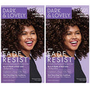SoftSheen-Carson Dark and Lovely Fade Resist Rich Conditioning Hair Color, Permanent Hair Color, Up To 100 percent Gray Coverage, Brilliant Shine with Argan Oil and Vitamin E, Hazelnut, 2 Count Soft-Sheen Carson