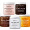 Majestic Pure Himalayan Scrub, Orange Scrub, Brown Sugar Scrub, Coffee Scrub, and Tea Tree Scrub Bundle – Foot and Body Scrub Package MAJESTIC PURE
