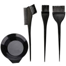 Hair Dye Color Brush and Bowl Set, 4Pcs Color Bowl Brushes Tool Mixing Bowl Kit Tint Comb for Hair Tint Dying Coloring Applicator Moonmini