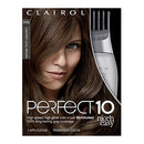 Clairol Nice‘n Easy Perfect 10 Permanent Hair Dye, 6.5A Lightest Cool Brown Hair Color, 1 Count Clairol