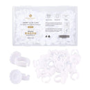 BEYELIAN Smart Glue Cups Fanning Cup Lash Glue Holder for Eyelash Extensions 2 Methods of Use 100 PCS Professional Use PP Material Harmless to Human BEYELIAN