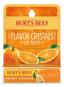 Burt's Bees Flavor Crystals 100% Natural Lip Balm, Sweet Orange with Beeswax & Fruit Extracts - 1 Tube Burt's Bees