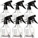Youngever 6 Pack Empty Plastic Spray Bottles, Spray Bottles for Hair and Cleaning Solutions (12 Ounce) Youngever