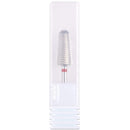 PANA Nail Carbide Volcano Bit - Two Way Rotate use for Both Left and Right Handed - Fast remove Acrylic or Hard Gel - 3/32" Shank - Manicure, Nail Art, Drill Machine (Fine, Silver) PANA