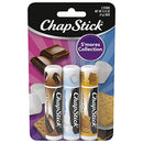 ChapStick S'mores Collection Graham Cracker, Marshmallow and Milk Chocolate Flavored Lip Balm Tubes Variety Pack, Lip Care - 0.15 Oz (Pack of 3) Chapstick
