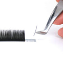 LASHVIEW Eyelash Extensions,Mink Black,Individual Lashes,0.15mm D Curl 12mm,SUPER MATTE,Ellipse Flat Eyelash Extension, Semi-permanent Extremely,Mink Individual Eyelashes,Soft Application-Friendly LASHVIEW