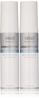Obagi Medical CLENZIderm M.D. Therapeutic Lotion Benzoyl Peroxide 5% Acne Treatment, 1.6 Fl Oz Pack of 2 Obagi Medical