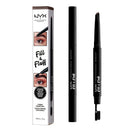 NYX PROFESSIONAL MAKEUP Fill & Fluff Eyebrow Pomade Pencil, Chocolate NYX PROFESSIONAL MAKEUP