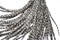 Hair Feathers Kit, 20 Long Feather Extensions with beads and loop tool kit, Black and White Striped,100% Real Rooster Feather Accessories, BW GRIZZ Feather Lily