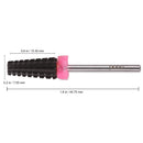 PANA Nail Carbide 5 in 1 Bit - Two Way Rotate use for Both Left and Right Handed - Fast remove Acrylic or Hard Gel - 3/32" Shank - Manicure, Nail Art, Drill Machine (Triple Coarse - 3XC, Black) PANA