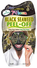 7th Heaven Black Seaweed Peel Off Masque, 0.3 Fl Oz, 12 Count Montagne Jeunesse