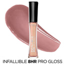 L’Oreal Paris Makeup Infallible 8 Hour Hydrating Lip Gloss, Petal, 0.5 Ounce L'Oreal Paris