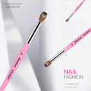 Yasterd Acrylic Nail Brush 100% Pure Kolinsky Acrylic Brushes for Nails Size 8 Oval Round Shaped Nail Brush for Acrylic Powder Application Pink Wooden Handle Professional Nail Art Manicure Tool Yasterd