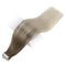 Full Shine 14 Inch Remy Hair Extensions Glue in Hair Color 8 Ash Brown Fading to 60 Blonde 20pcs 50g Balayage Tape in Hair Extensions Remy Human Hair Seamless Extensions For Beauty Supply Full Shine Store
