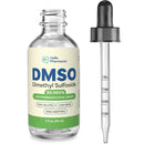 DMSO Liquid 99.995% USP Grade, Dimethyl Sulfoxide, 2 fl oz, High Purity & Undiluted - Made in The USA - HelloPharmacist Infinity Warehouse