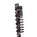 Yeshan Teeth Comb Headbands For Women with Rhinestone and Crystal beaded Hairband,Pack of 4 Yeshan