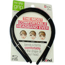 Scunci The Most Comfortable Headband Ever, Flexible No-Slip Grip, 2-pcs per Pack in Assorted Colors (1-Pack) Scunci