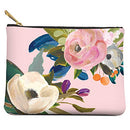 Small Zippered Pouch by Studio Oh! - Bella Flora - 4.5" x 3. 25" - Faux Leather Material with Full-Color Artwork & Cotton Lining - for Makeup, Pens, Chargers & More Studio Oh!