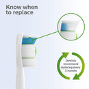 Philips Sonicare Optimal Whitening White BrushSync Heads, Pack of 2 (Compatible with All Philips Sonicare Handles) PHILIPS